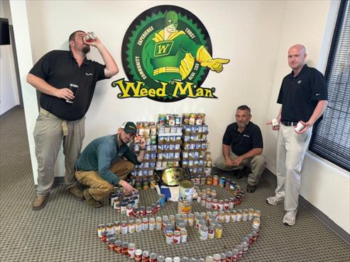 Weed Man Summer Food Drive
